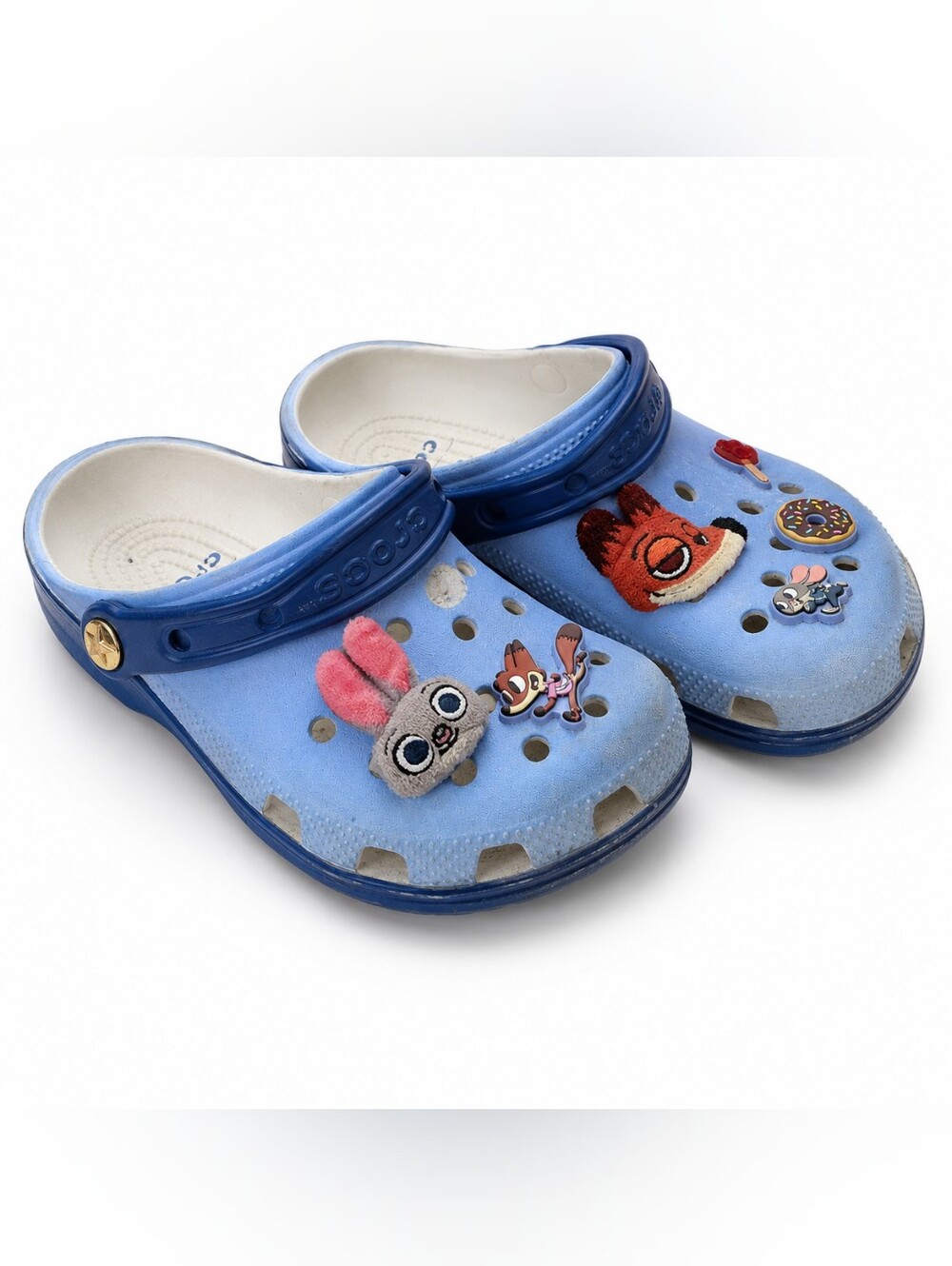 Disney x Crocs Zootopia 2 Classic Clogs Youth J3 Blue Judy Hopps Nick Wilde